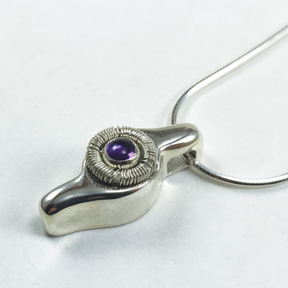 Jack Boglioli pendant from the Axis Collection with amethyst