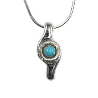 Axis Pendant Turquoise - Jack Boglioli Jewelry