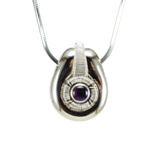 Small Jack Boglioli pendant from the Boldly Unique Collection with amethyst