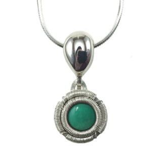 Jack Boglioli pendant from the Simply Unique Collection with turquoise