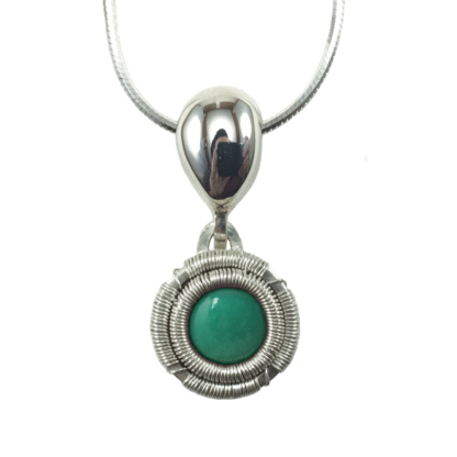 Jack Boglioli pendant from the Simply Unique Collection with turquoise