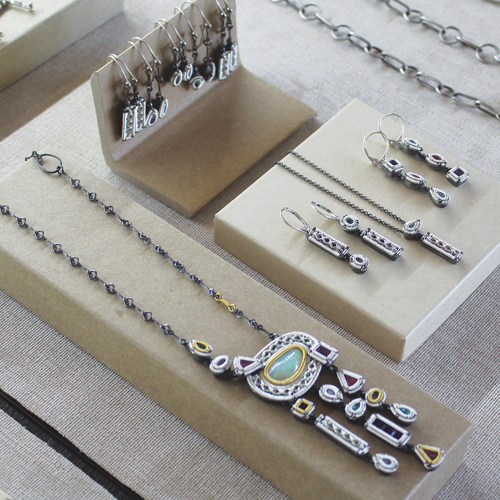 Jack Boglioli Opulence Collection available at the Albuquerque Museum Store. Entire Collection photo.
