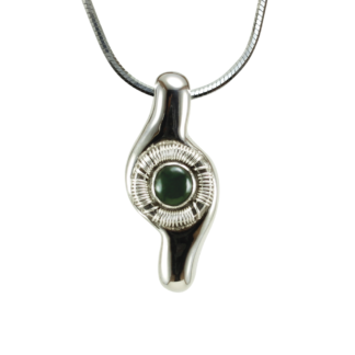 Jack Boglioli pendant from the Axis Collection with jade