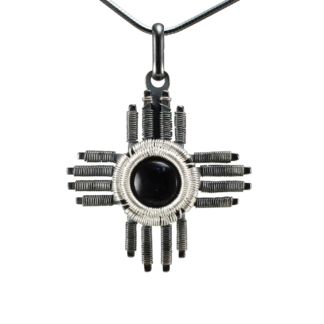 Medium Jack Boglioli Zia pendant from the New Mexico Collection with iolite