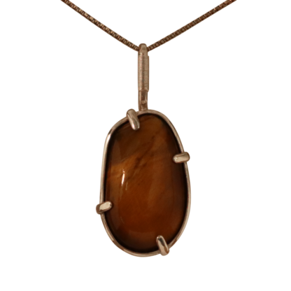 Tiger's Eye pendant by award winning designer Jack Boglioli