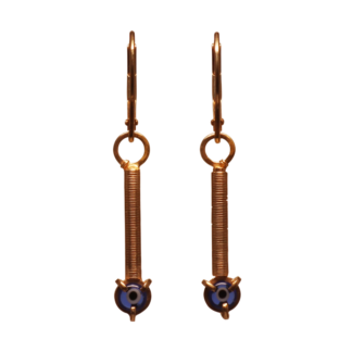 Evil eye earrings by Jack Boglioli